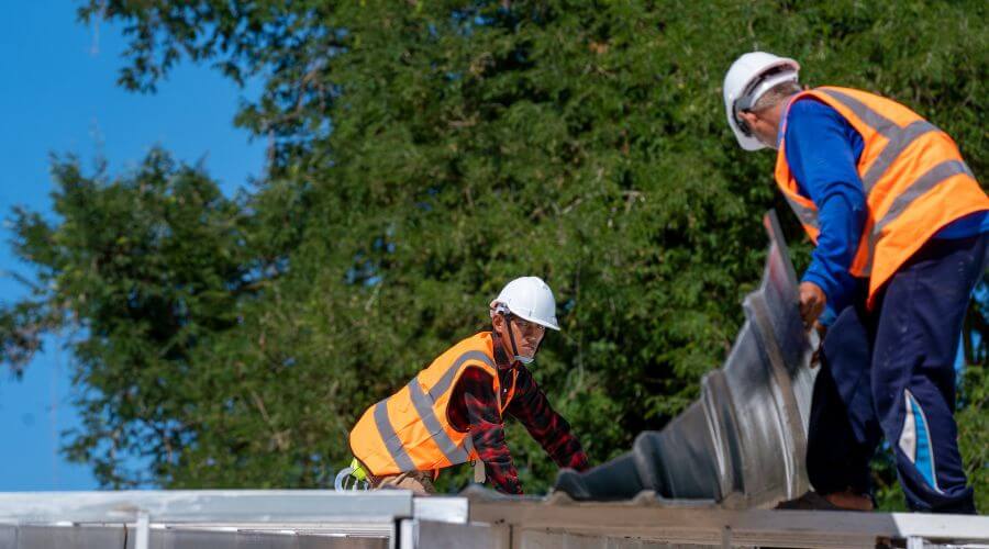 Professional metal roof installation in Millican, TX